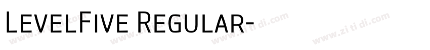 LevelFive Regular字体转换